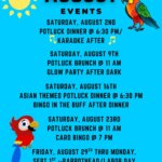AUGUST EVENTS