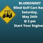 BLIND GOLF CART RACE