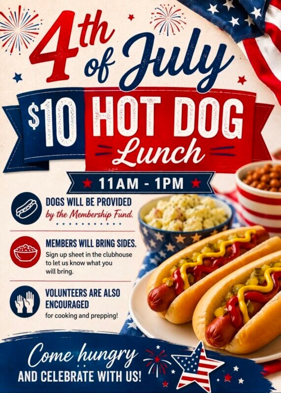  4th of July Hot Dog Lunch